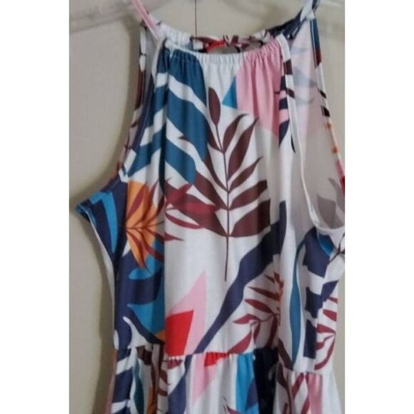 Super cute summer tropical Halter Dress cc - Picture 10 of 12